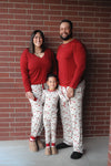 Santa's Snack Squad Adult Unisex Pajama Pants