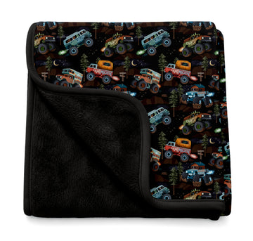 Trail Crushers Bamboo Plush Blanket