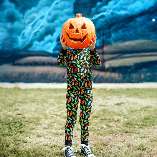 Midnight Voltage 2-Piece Glow in the Dark Pajama Set