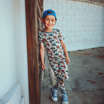 Coastal Chaos Short Sleeve Pajama Set
