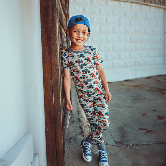Coastal Chaos Short Sleeve Pajama Set
