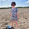 Coastal Chaos 2-Piece Pajama Shorts Set