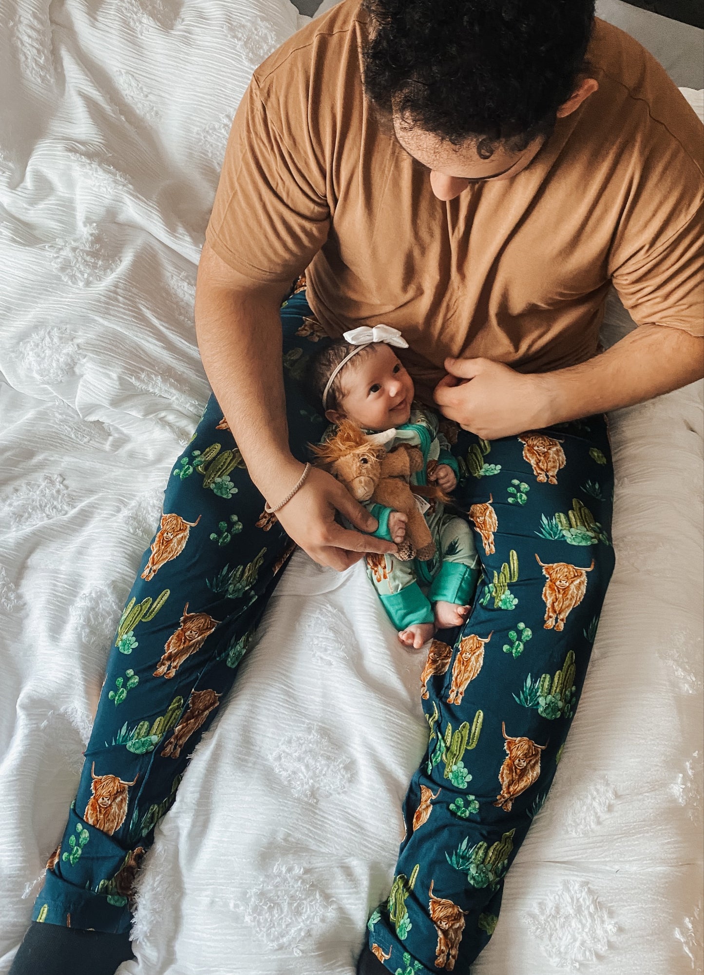 Navy Boho Desert Adult Unisex Pajama Pants