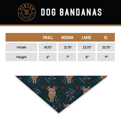 Navy Bo-Ho-Ho Dog Bandana **