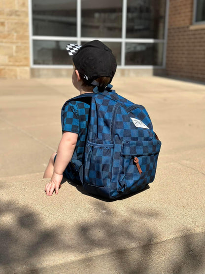 Blue Fully Checked Out Backpack