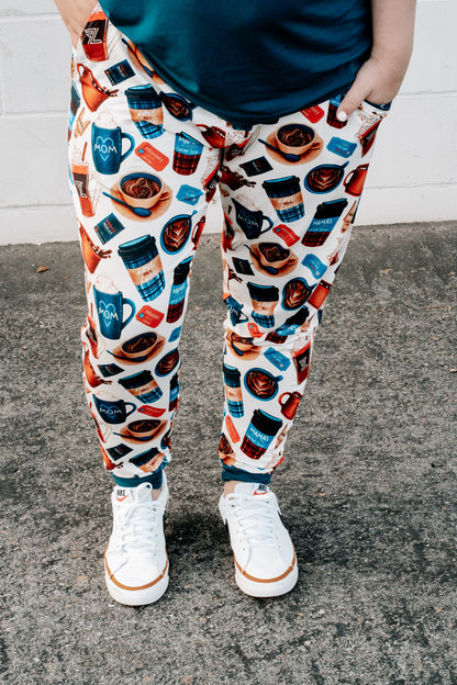 Love You A Latte Adult Joggers