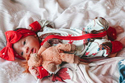 Red, White, & Moo Snoozer