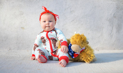 Red, White, & Moo Snoozer