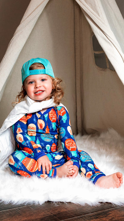Blue Greatest Invention 2 Piece Pajama Set