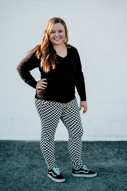 Checked Out Adult Joggers **