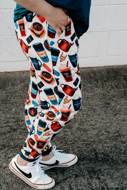 Love You A Latte Adult Joggers
